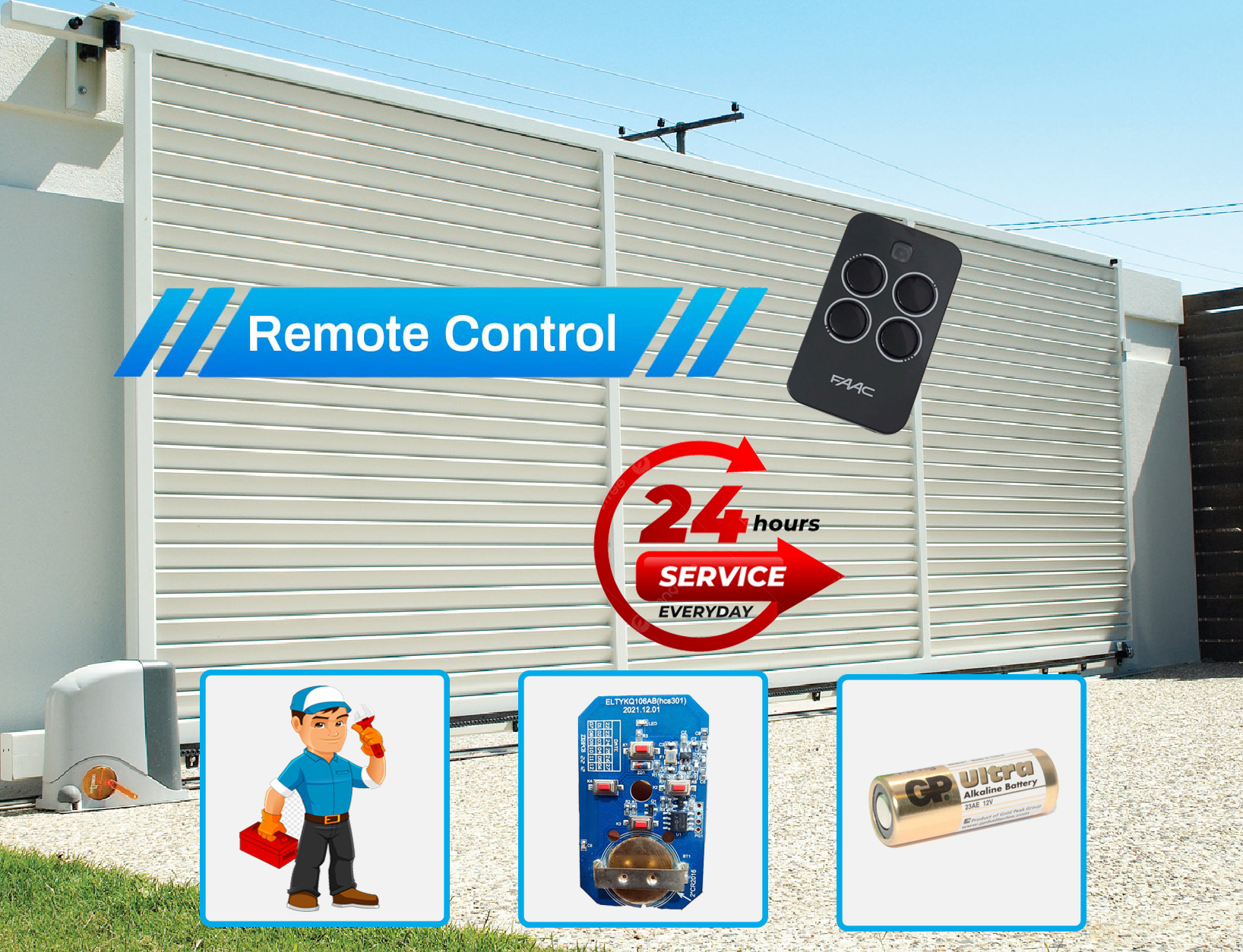 Dịch vụ thay remote cổng